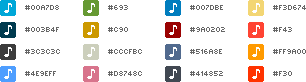 icon color samples
